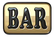 BAR symbol paying 300 for five, 100 for four, 40 for three