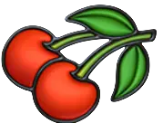 Cherries symbol paying 100 for five, 40 for four, 8 for three
