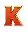 King card low-tier symbol awarding £7 for six of a kind combination
