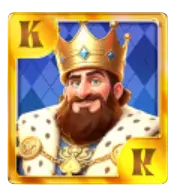 King high-value symbol paying £1.80 for five of a kind