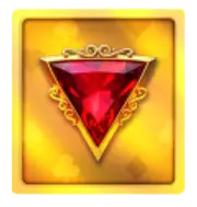 Red Gem symbol paying £0.90 for five of a kind