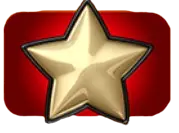 Scatter Star symbol paying 10,000 for five, 800 for four, 80 for three