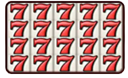 Seven Full Screen symbol – 40,000 coins for five of a kind