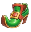 Lucky Shoe symbol with a £20 maximum payout for six across a payline
