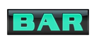 Single BAR symbol paying 10x for three of a kind