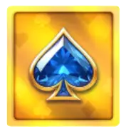 Spade symbol paying £0.50 for five of a kind